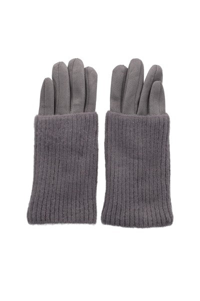 Guantes textura durazno GRIS