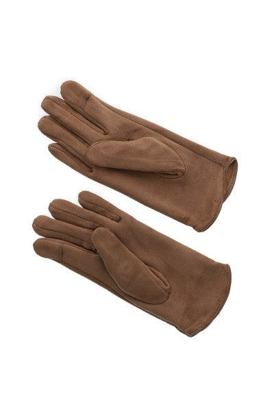 Guantes textura durazno CAFE