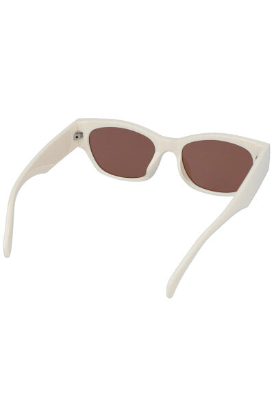 Lentes sol rectangulares bordes BEIGE