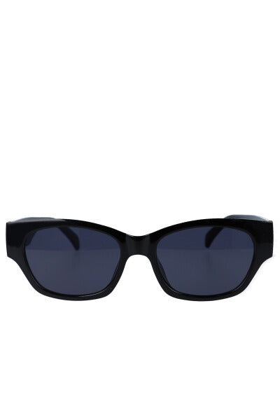 Lentes sol rectangulares bordes NEGRO