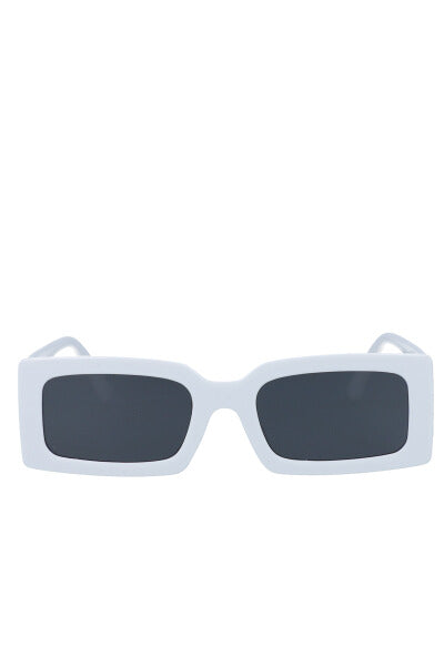 Lentes rectangulares oversize BLANCO