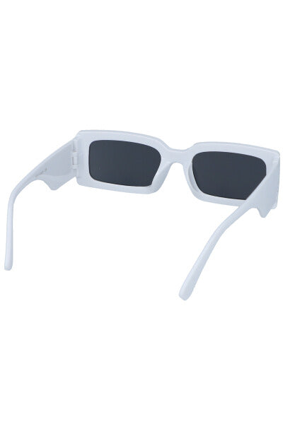 Lentes rectangulares oversize BLANCO