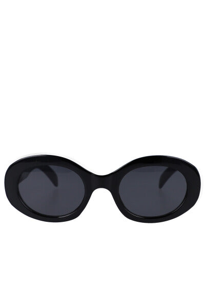 Oval oval sun lenses BLACK