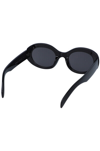 Oval oval sun lenses BLACK