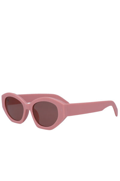 LENTES CATEYE GEOMETRICOS ROSA