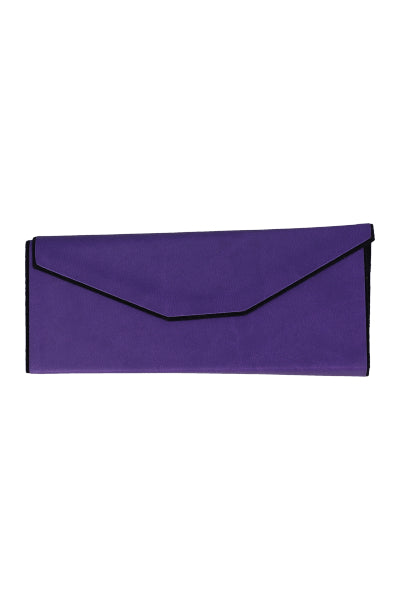 Estuche lentes diseño triangular MORADO