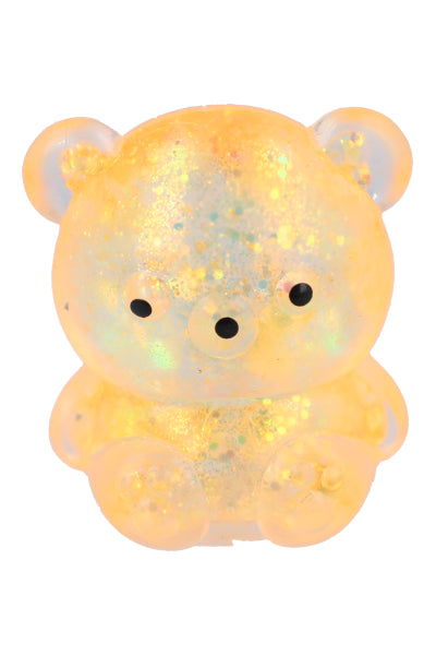 Squishy osito glitter AMARILLO