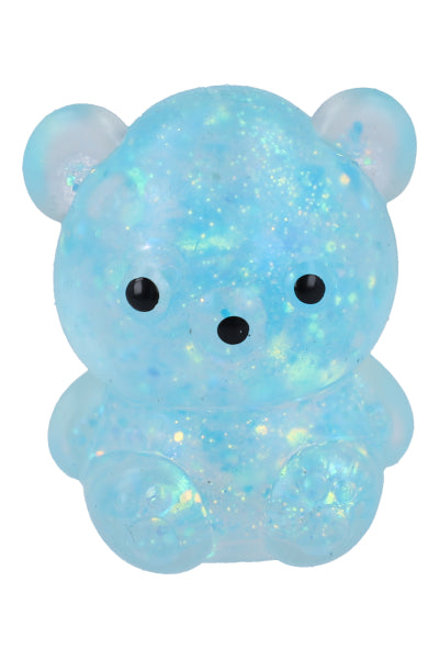 Squishy osito glitter AZUL