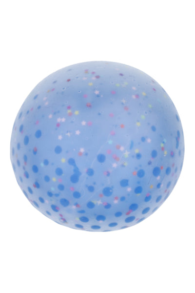 Pelota bolitas gel estrellas AZUL