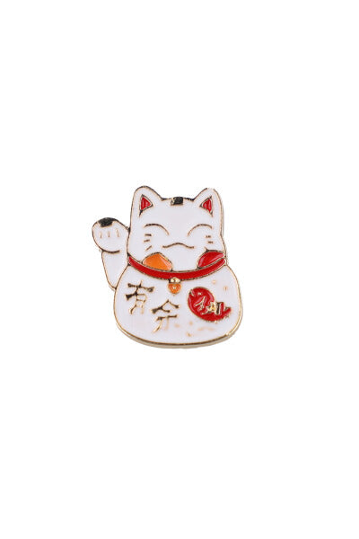 Pin Gato Fortuna BLANCO