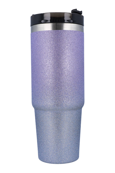 Vaso térmico glitter 900 ml MORADO