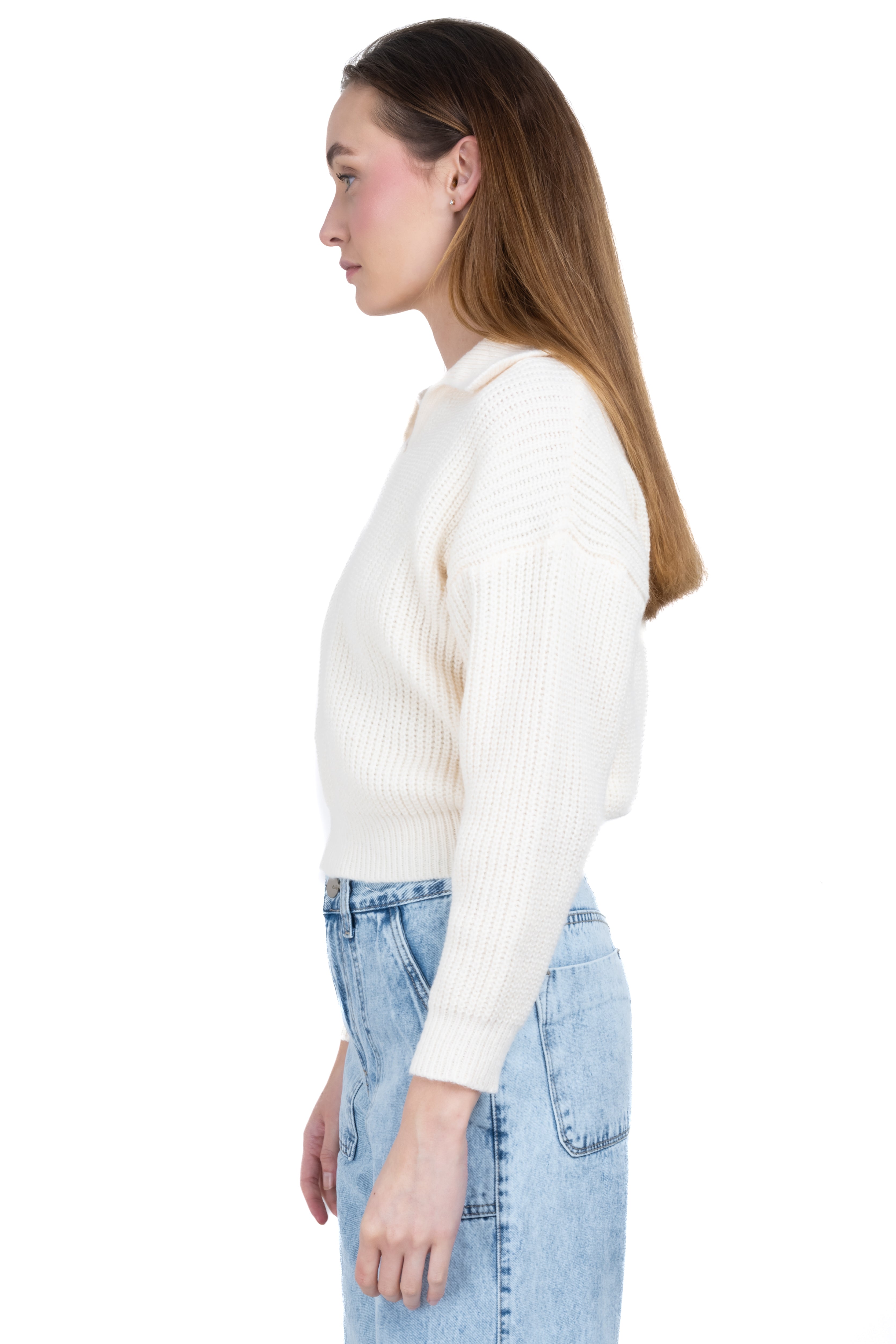 Cloud pole neck sweater CREAM