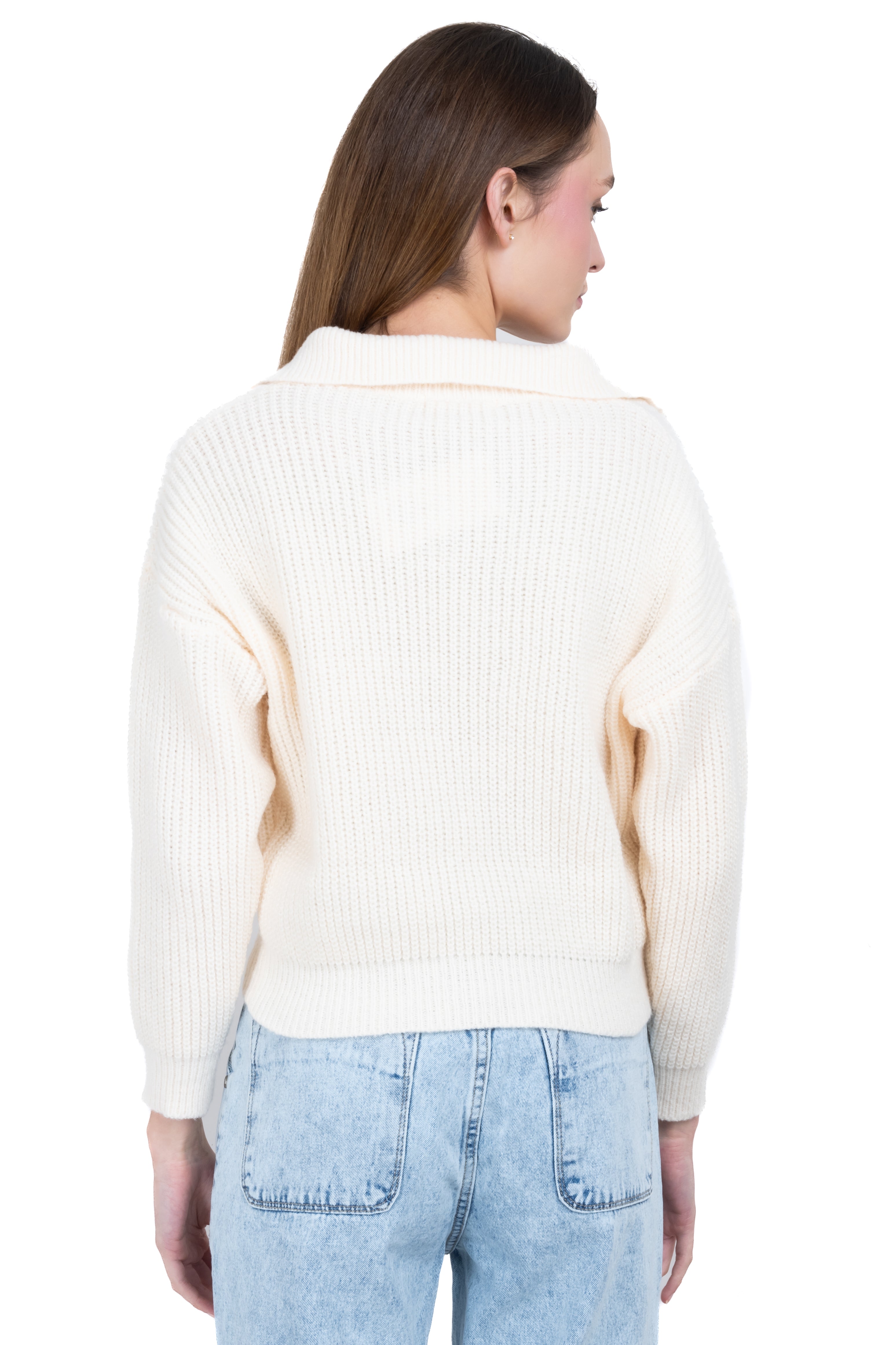 Cloud pole neck sweater CREAM