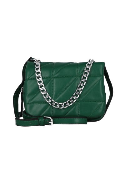 Bolsa crossbody capitonada VERDE