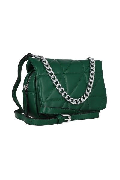 Bolsa crossbody capitonada VERDE