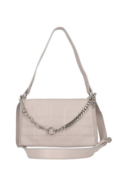 Capitonada Chain Midi Bag Taupe