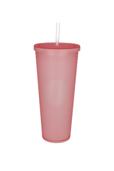 vaso textura diamante mate 720  ml MORADO