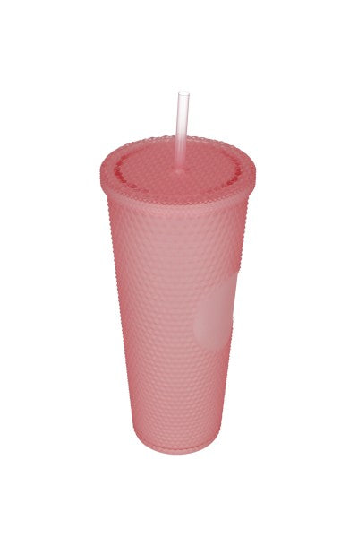 vaso textura diamante mate 720  ml MORADO