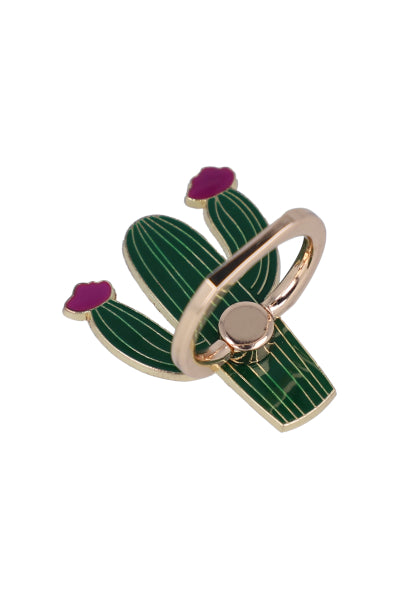 Anillo celular cactus VERDE