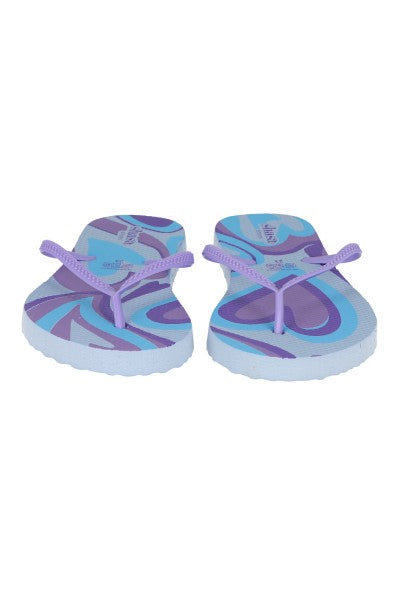 Flip flops estampado corazones AZUL