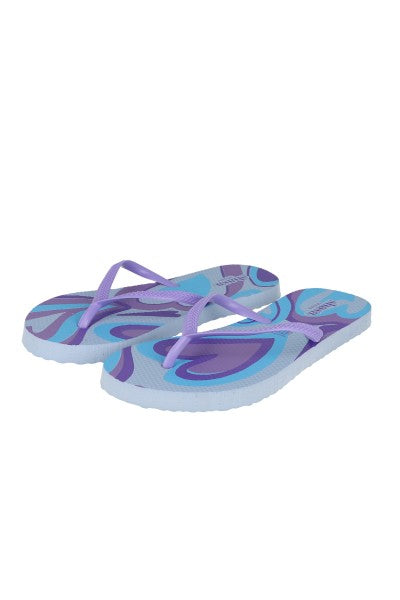 Flip flops estampado corazones AZUL