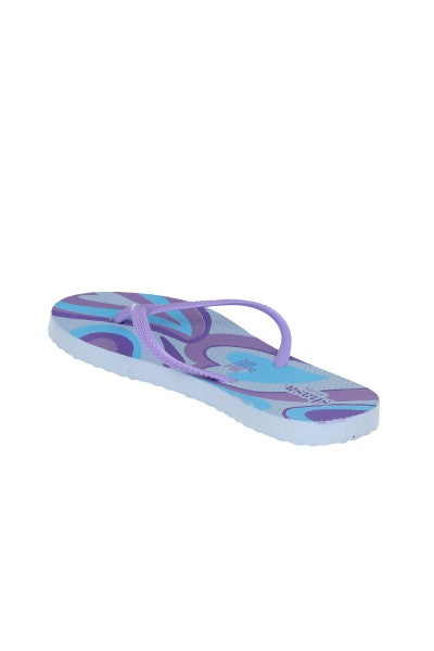 Flip flops estampado corazones AZUL