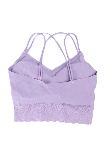 BALETTE LACK FLORES RIB LILAC