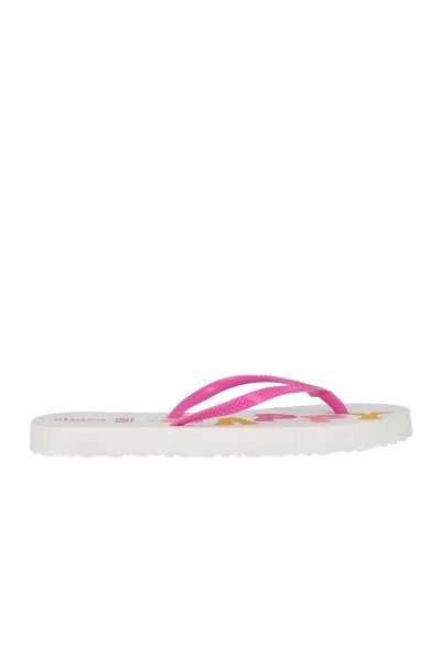 Flip flops estampado frase BLANCO