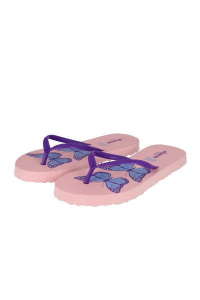 Flip flop mariposas pata de gallo ROSA