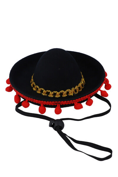 Mariachi Basse Pet Hat BLACK