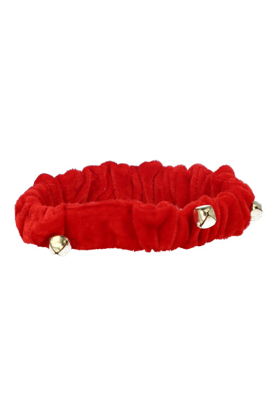 Collar para mascota plisado ROJO