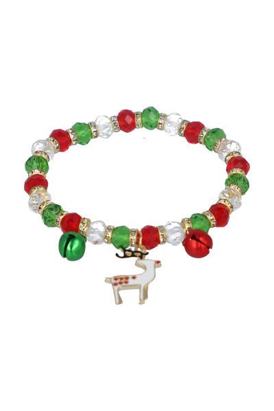 Christmas Charms bracelet WHITE