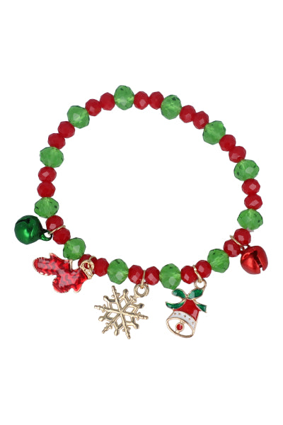 Christmas Charms bracelet GOLD