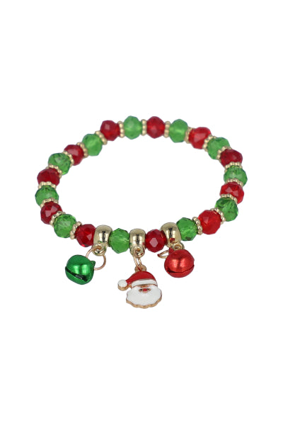 Christmas Charms bracelet RED