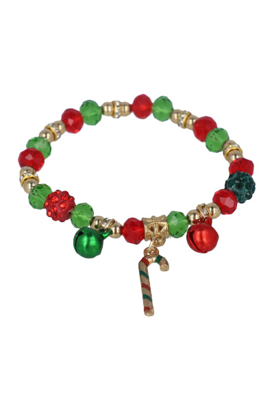 Christmas Charms bracelet Combo red