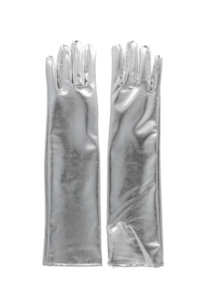 Guantes largos sencillos PLATA