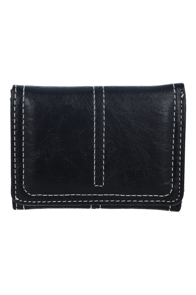 Wallet on seams BLACK