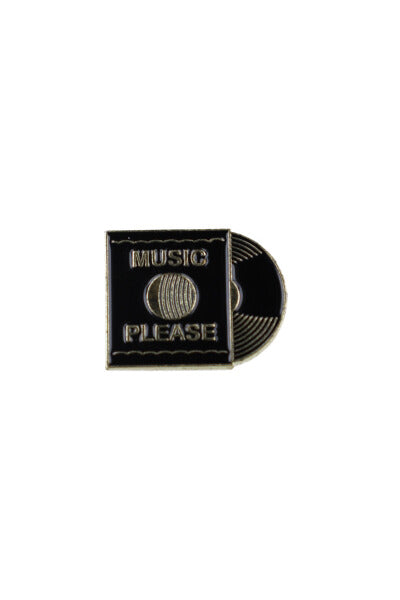 Pin disco vinil NEGRO