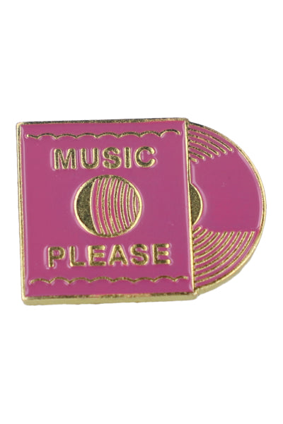 Pin disco vinil ROSA