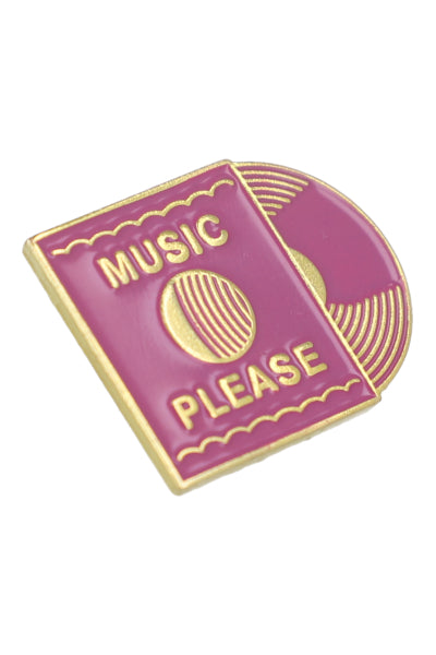 Pin disco vinil ROSA