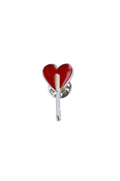 Pin paleta corazón ROJO