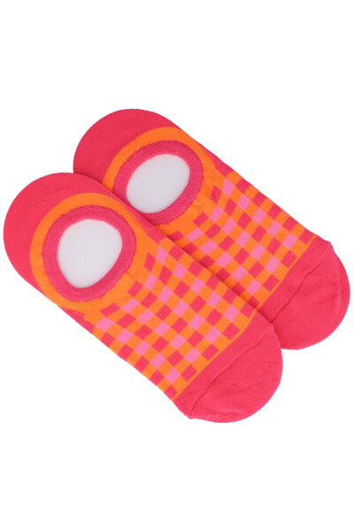 Cubrepie cuadros ROSA NEON