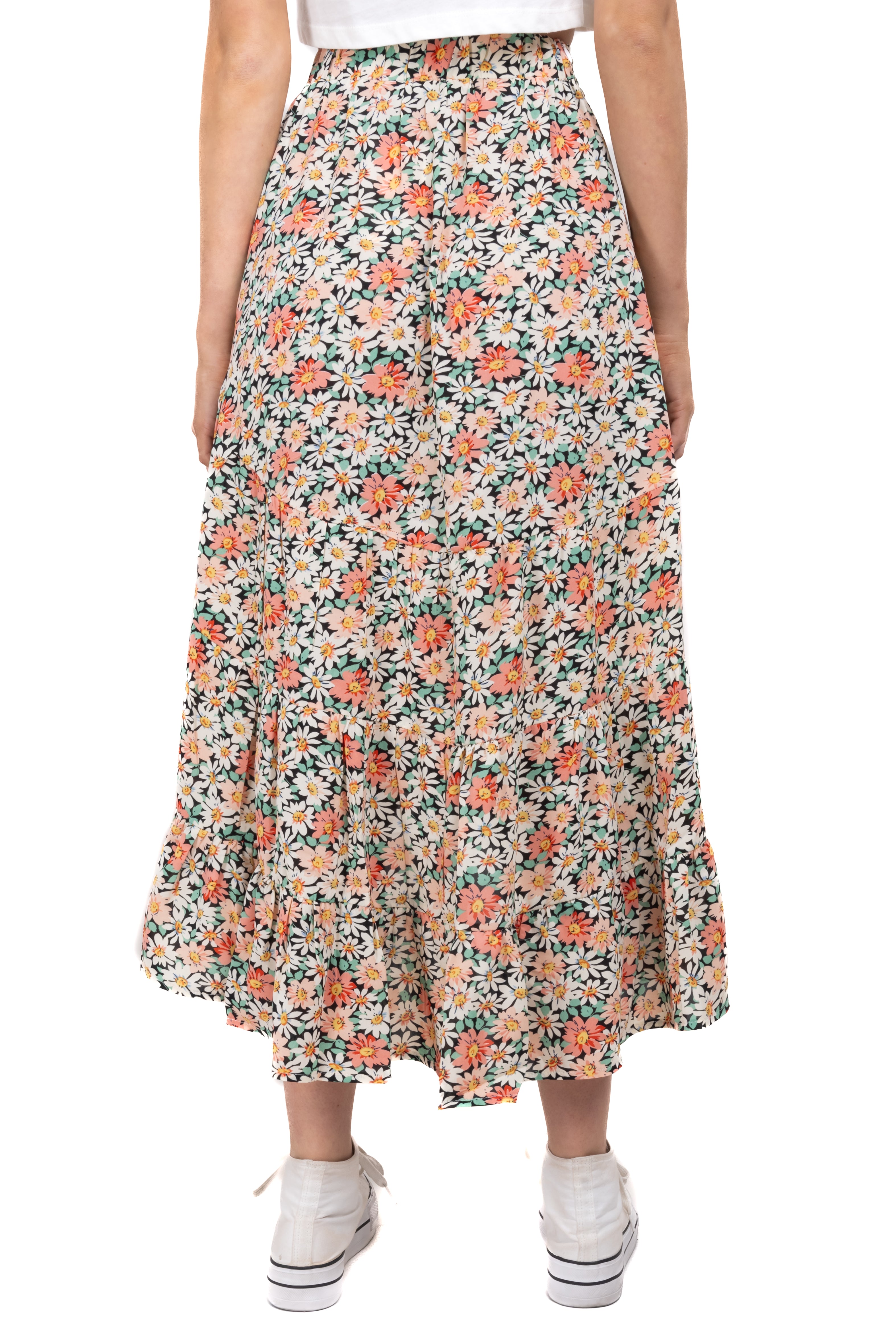 Maxi Floreada Skirt Olanes MULTICOLORED