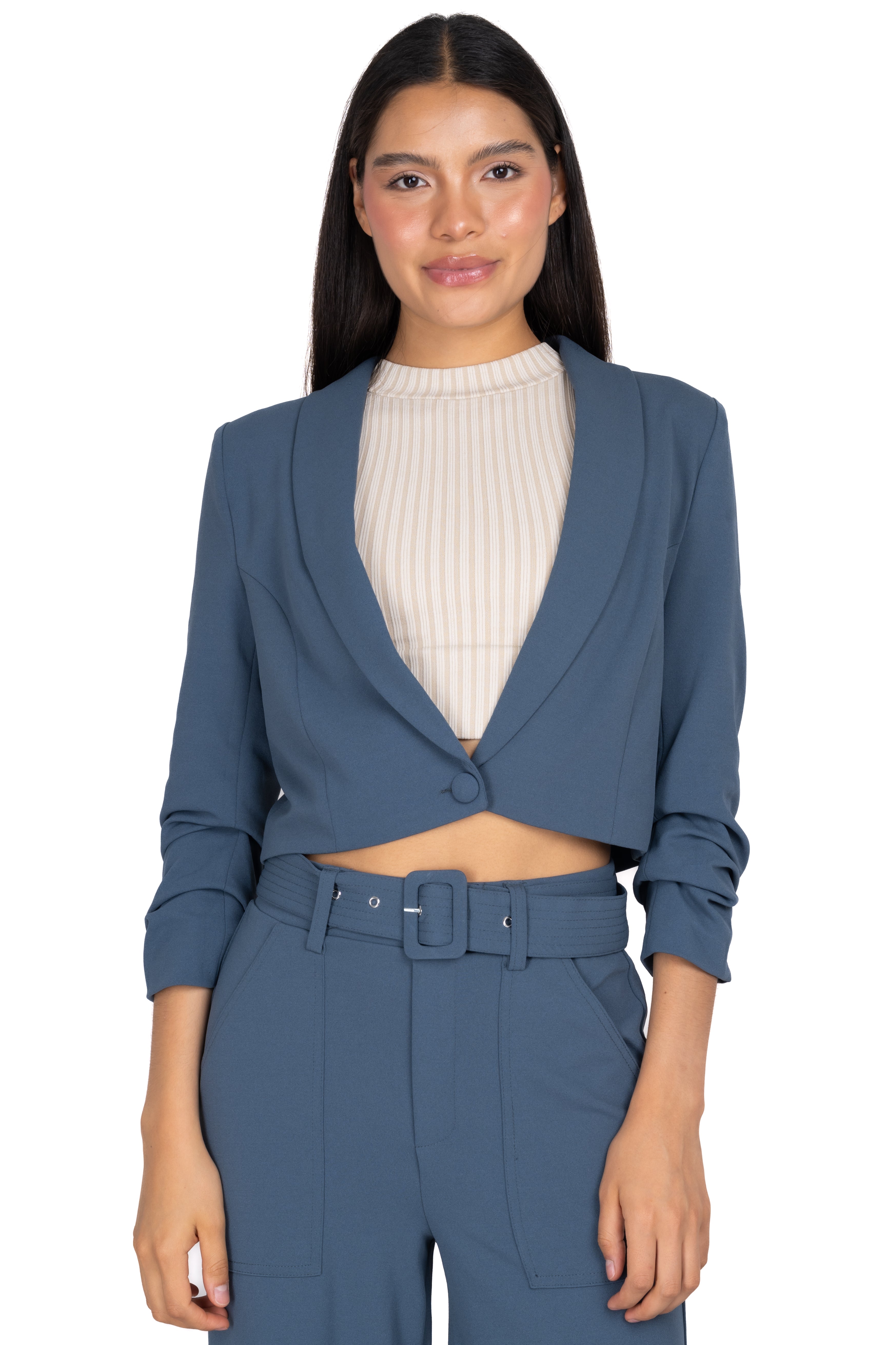 CROP SACO MANAGE ELEVATORS BLUE