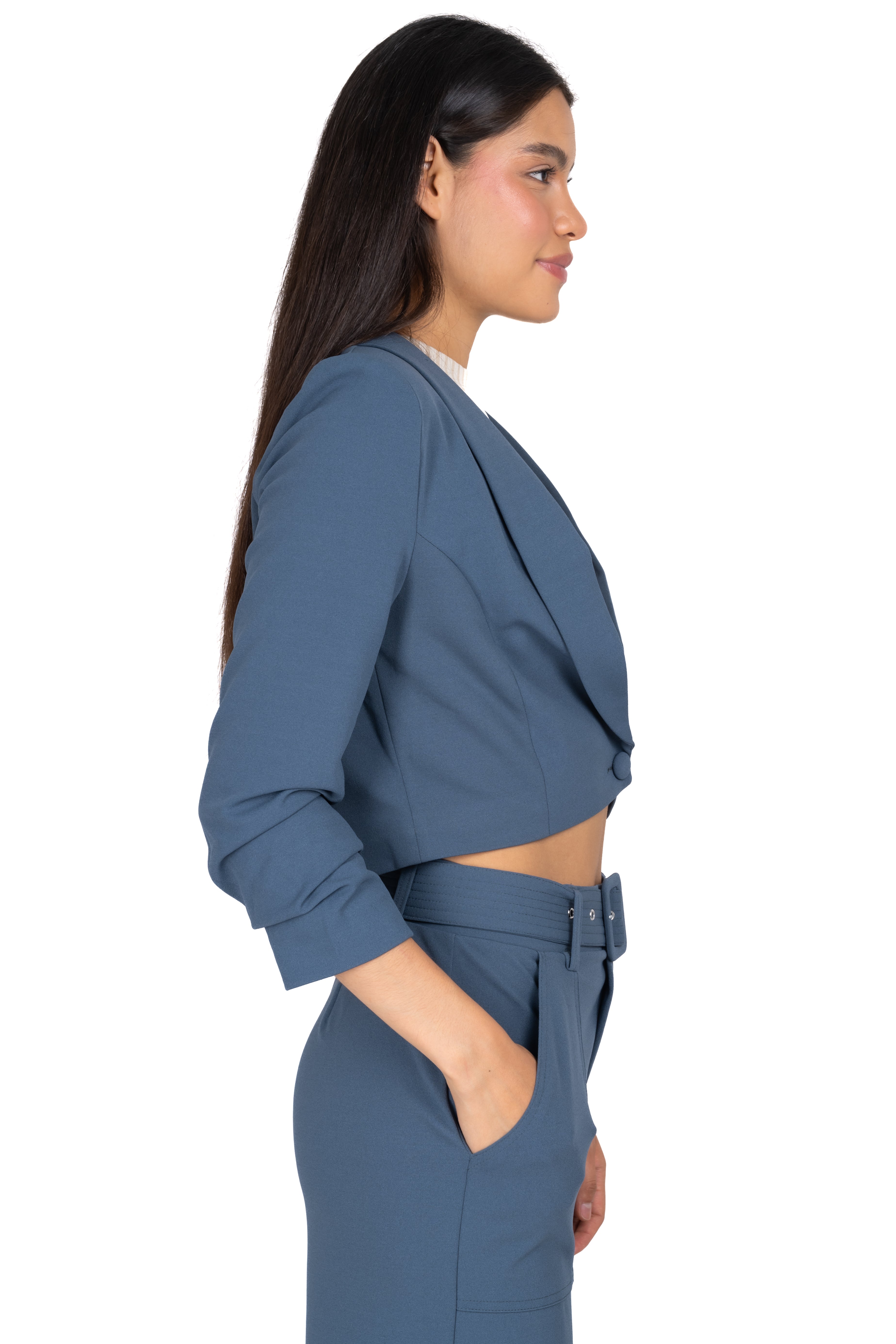 CROP SACO MANAGE ELEVATORS BLUE