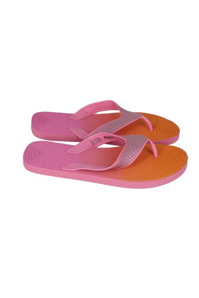 Flip Flops Degradado Chinela Ancha NARANJA COMBO