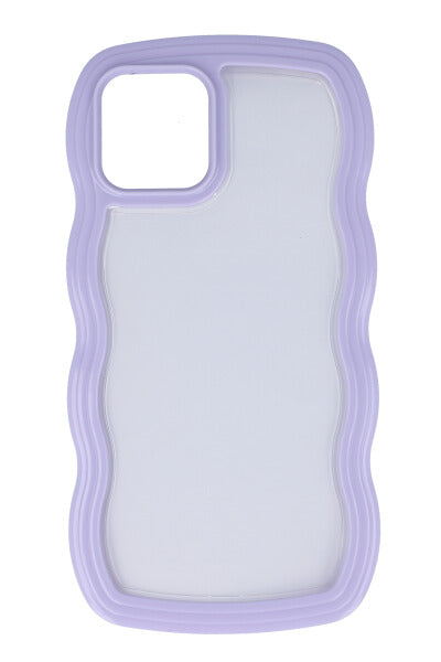 FUNDA CEL I12 CONTORNO ONDAS MORADO