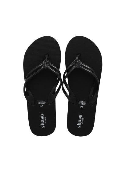 Flip Flop Chinela Nudo NEGRO