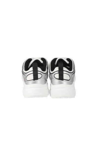 Tenis runner cortes mesh PLATA