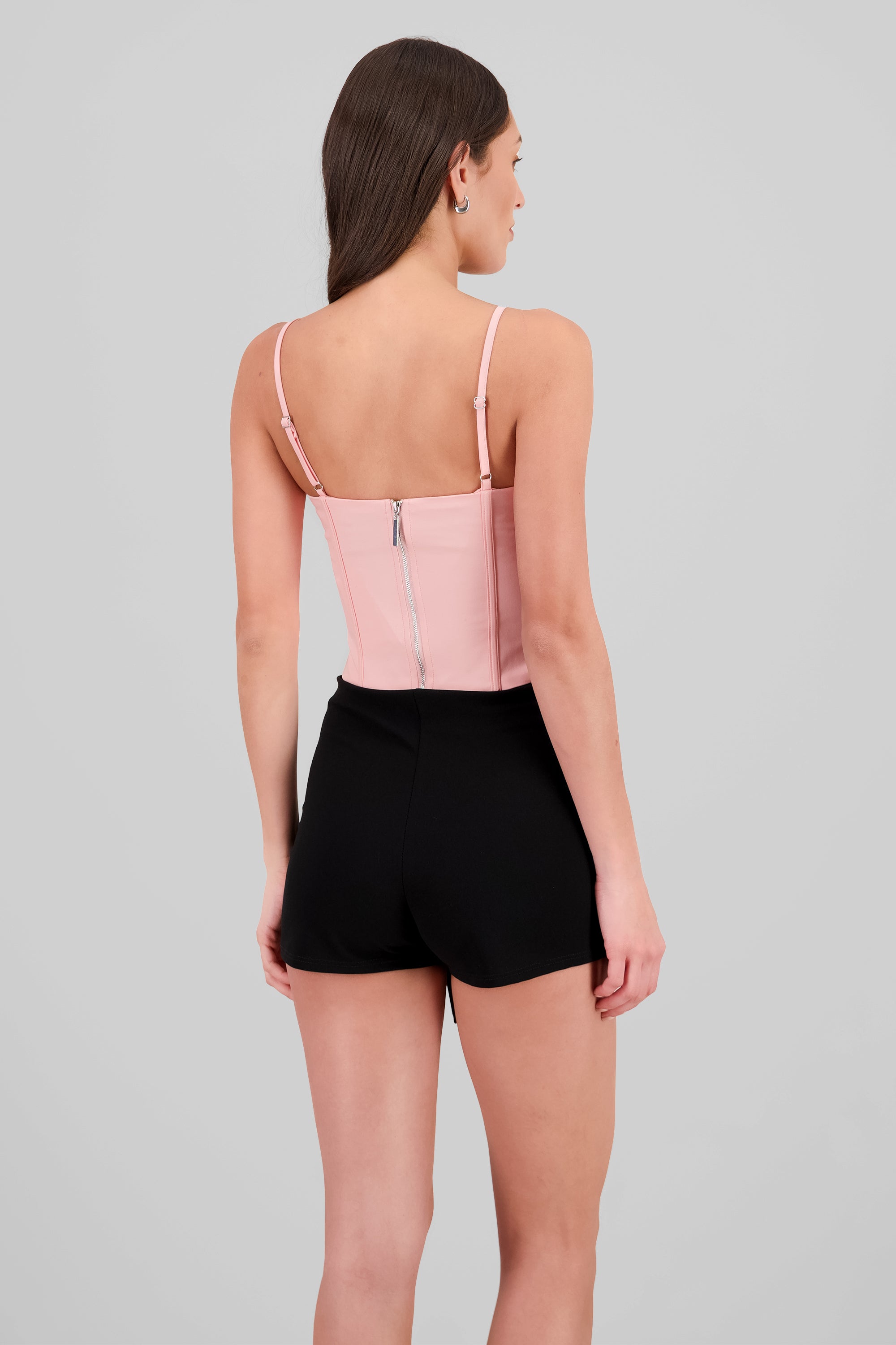 Corset liso copas tirantes BLUSH